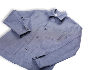 Patch Pocket Chore Coat | Grey Selvage