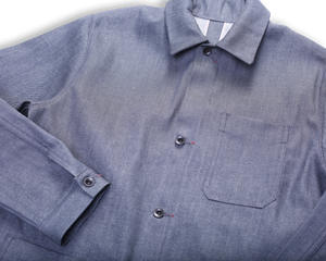 Patch Pocket Chore Coat | Grey Selvage