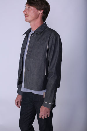 Moto Jacket | Grey Selvage