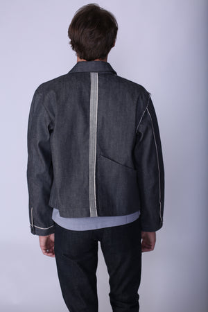 Moto Jacket | Grey Selvage