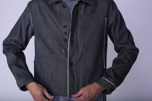 Moto Jacket | Grey Selvage
