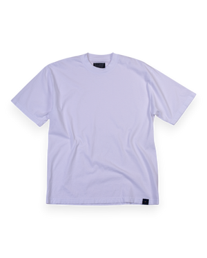 Crew Neck Tab Tee | White