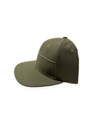 6 Panel Hat | Olive Selvage