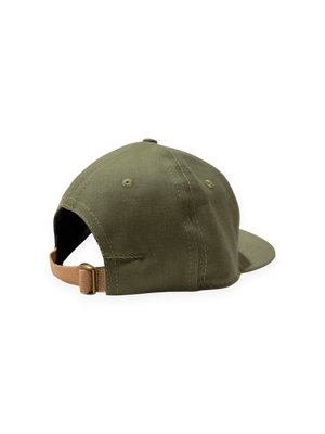 6 Panel Hat | Olive Selvage