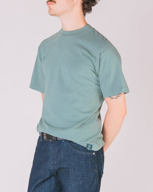 Crew Neck Tab Tee | Atlantic Green