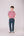 Crew Neck Tab Tee | Dusty Rose