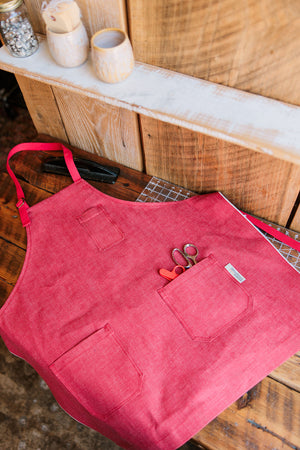 Patch Pocket Apron | Red Selvage
