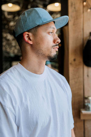 6 Panel Hat | Sky Blue Selvage
