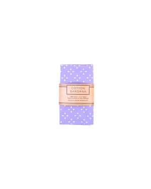 Bandana Flowers Print | Lavender