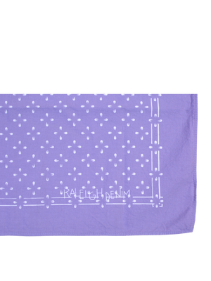 Bandana Flowers Print | Lavender