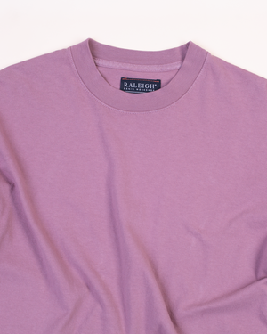 Crew Neck Tab Tee | Dusty Rose